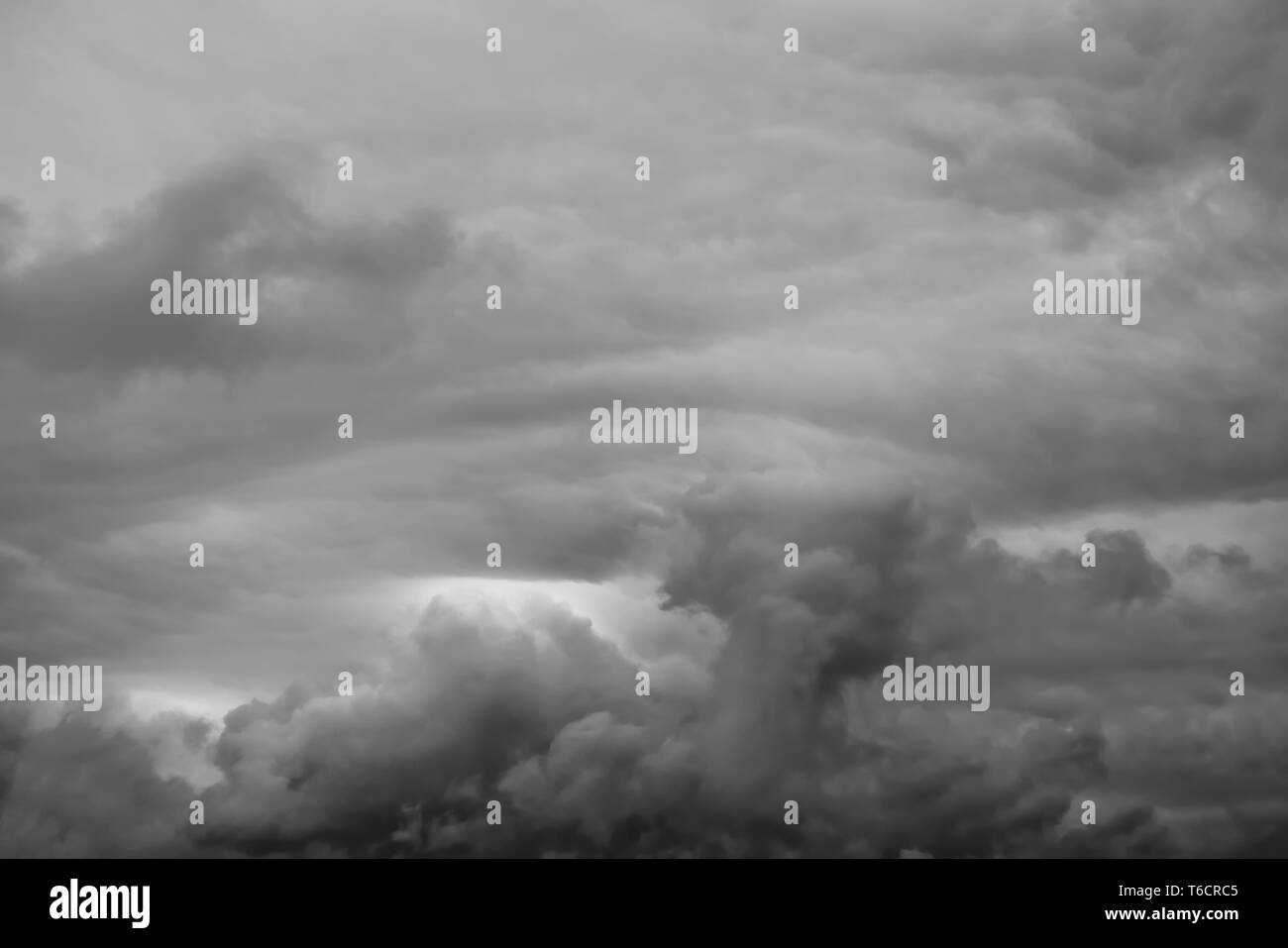 Dark dramatic sky with a stormy gray clouds before storm Stock Photo ...