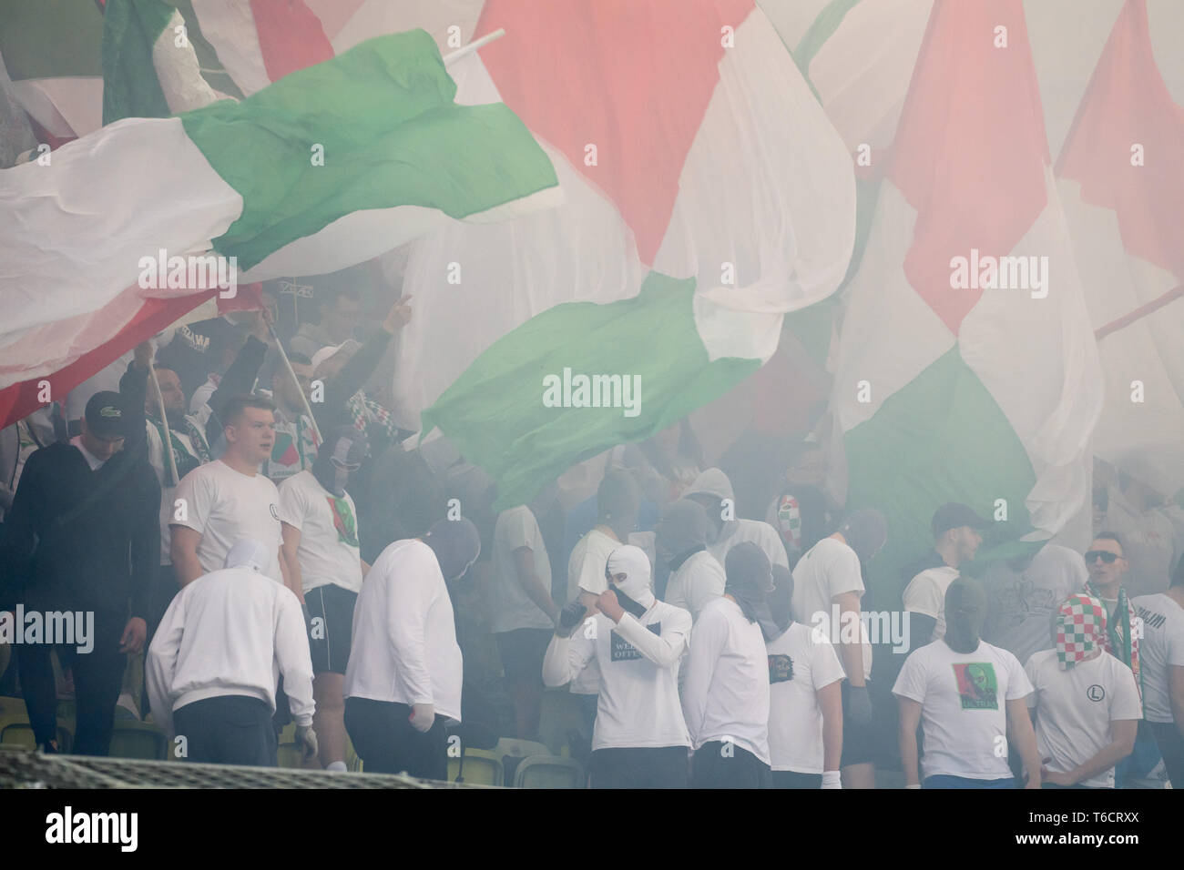 Legia Warsaw Fans High Resolution Stock Photography And Images Alamy