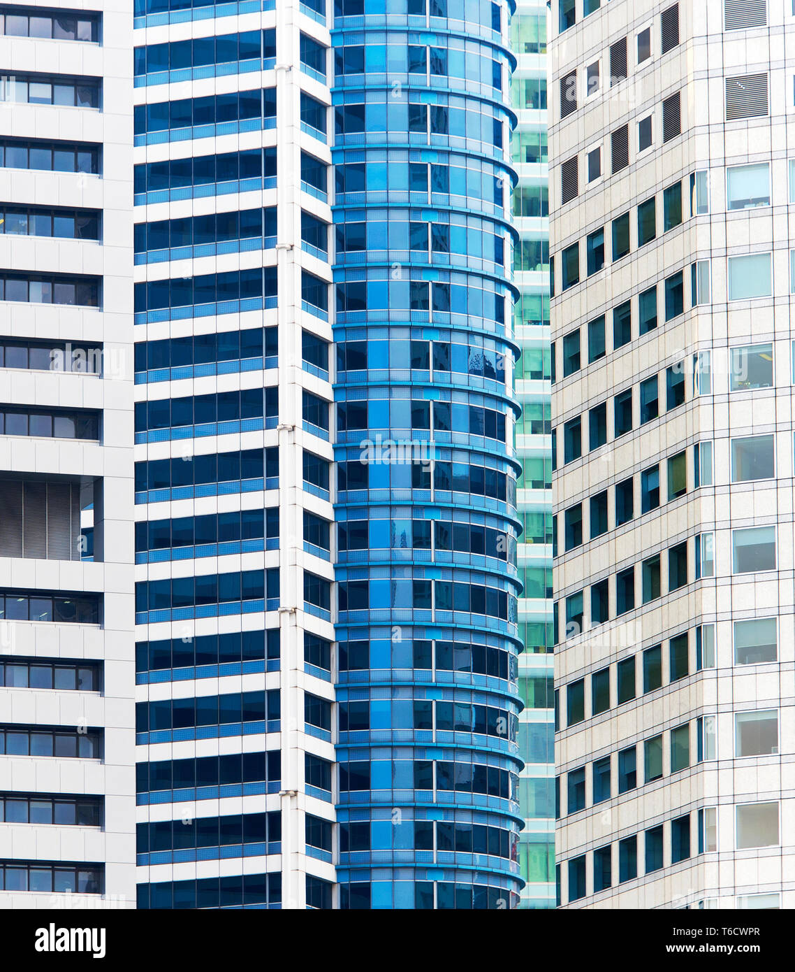 Office buildings background. Singapore Stock Photo - Alamy