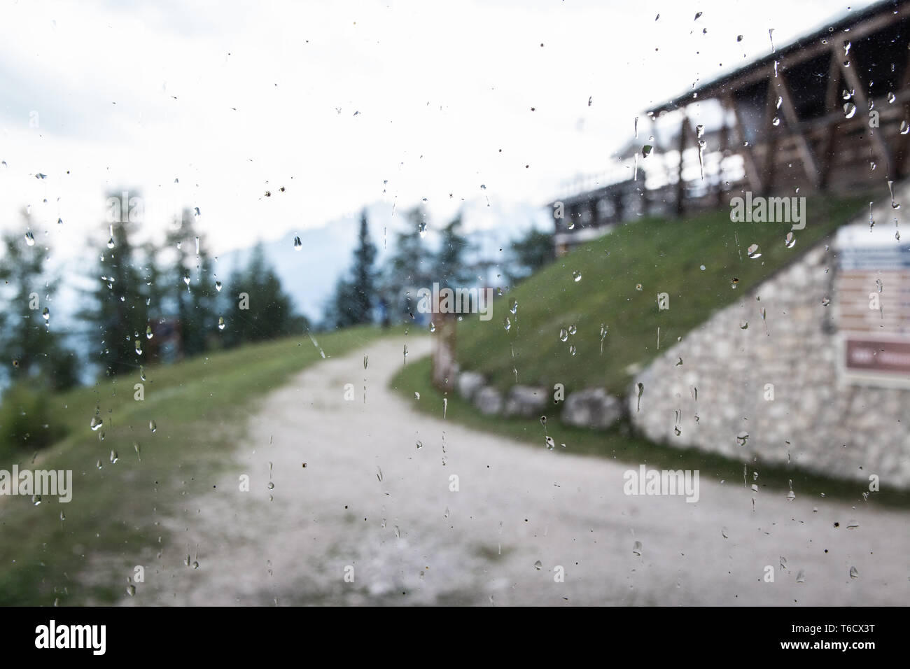 Rainy day in dolomites hi-res stock photography and images - Alamy
