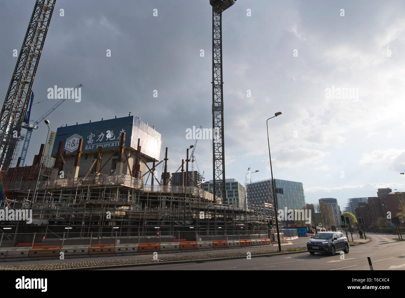 R and F properties construction at One Nine Elms in south London. 13/04