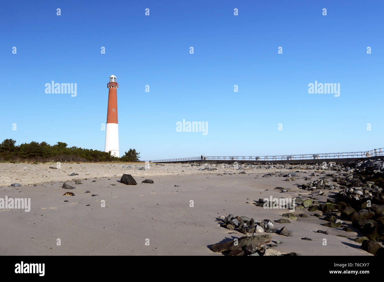 Barnegat Lighthouse, Long Beach Island, New Jersey, USA Stock Photo