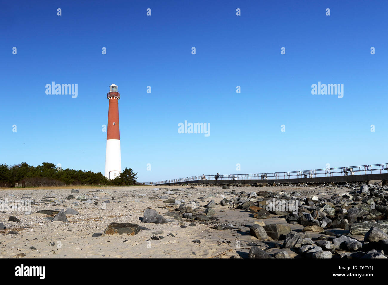 Barnegat Lighthouse, Long Beach Island, New Jersey, USA Stock Photo