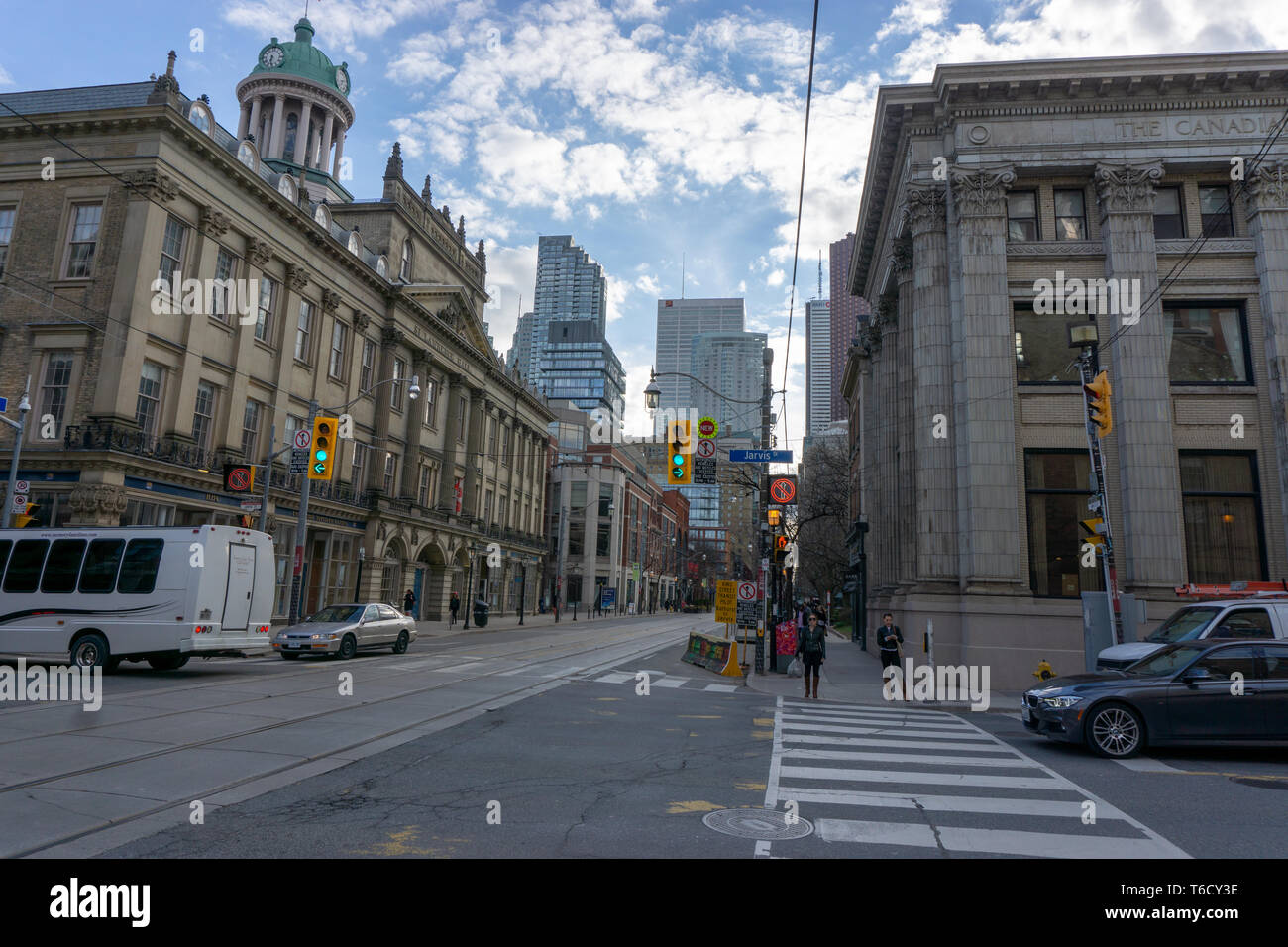 The intersection of King & Jarvis st belongs to the Old Town the first neighborhood of Toronto