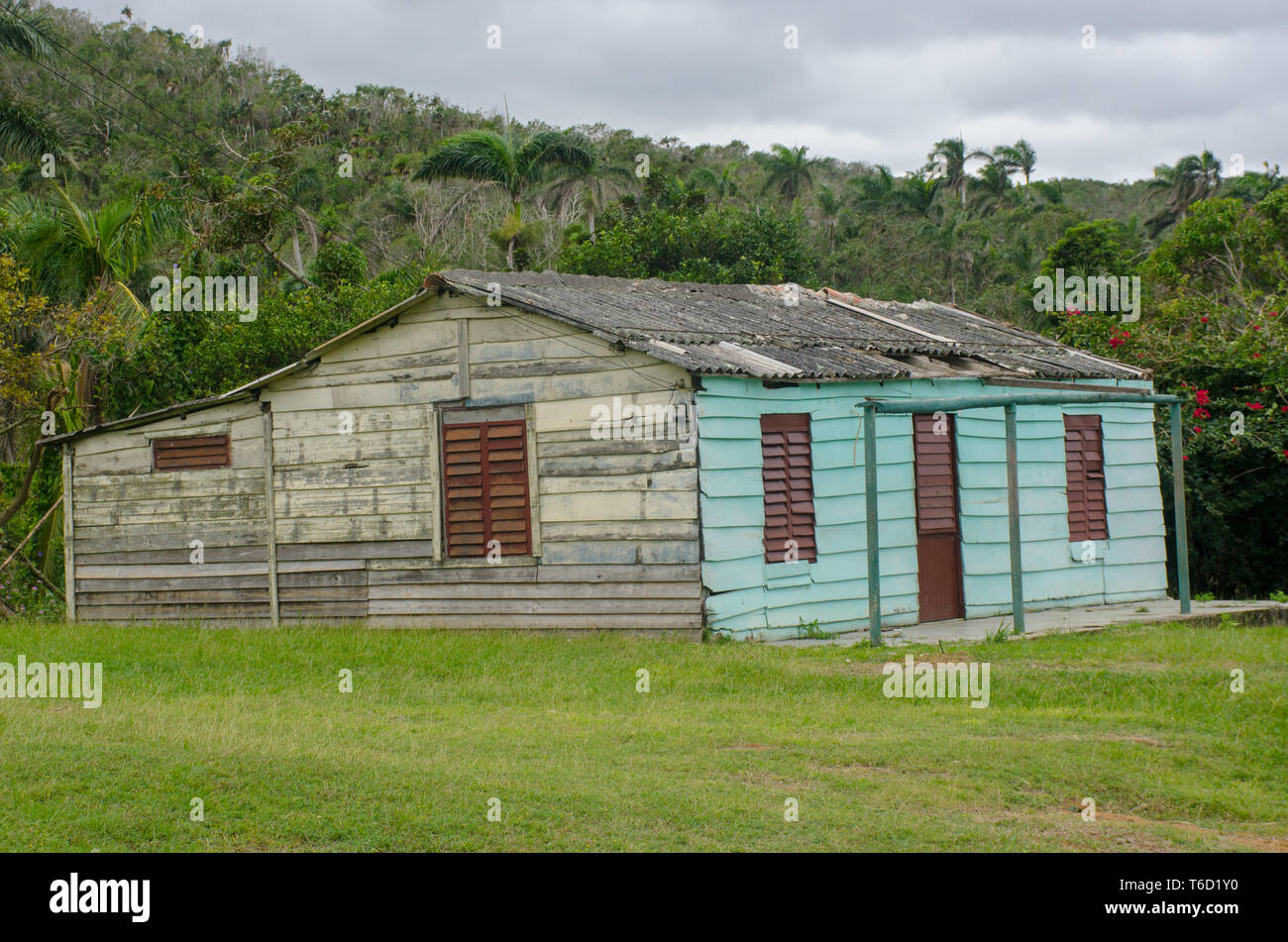 Wooden shack  Cuba Stock Photo