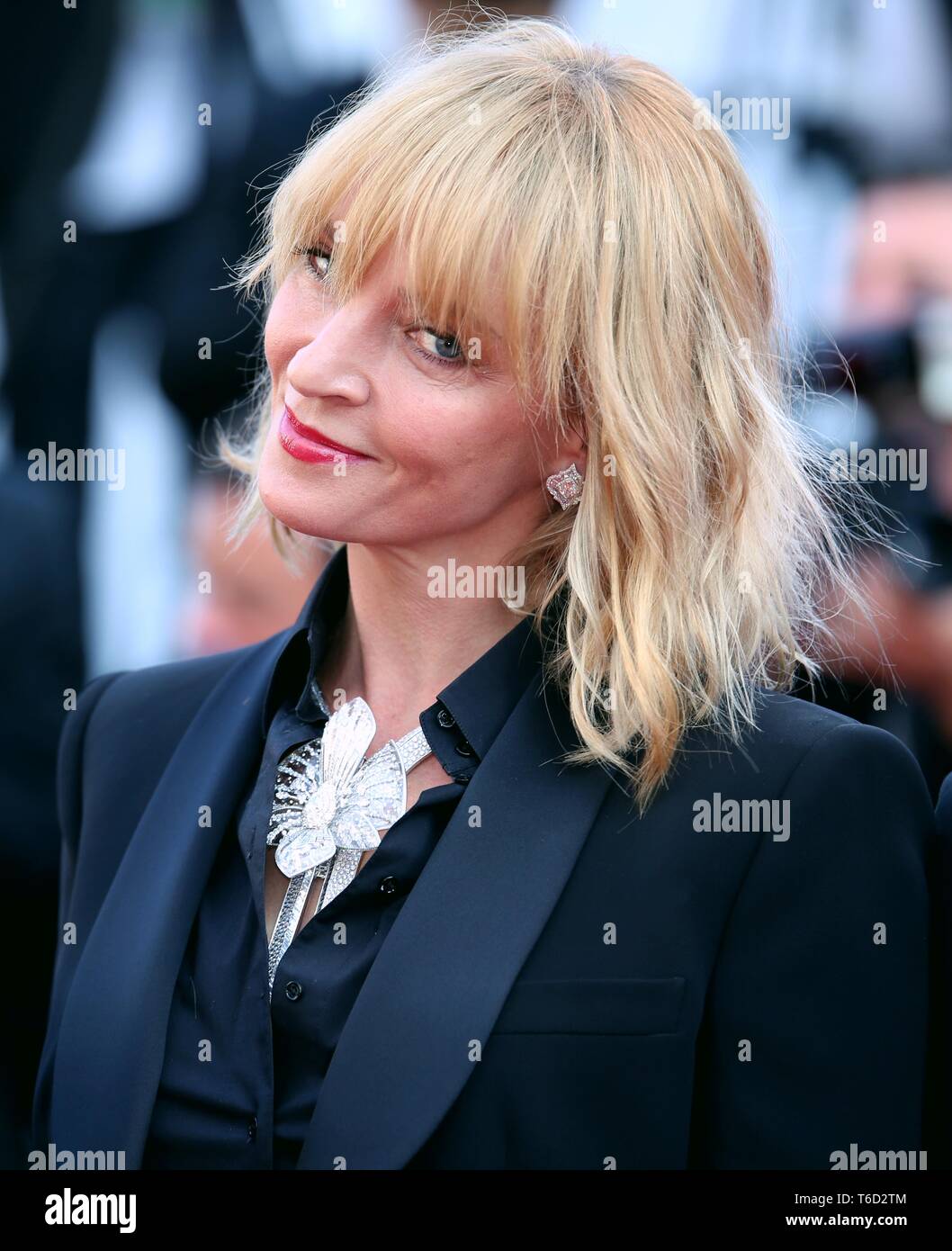 CANNES, FRANCE – MAY 27, 2017: Uma Thurman attends the 'Based on a True