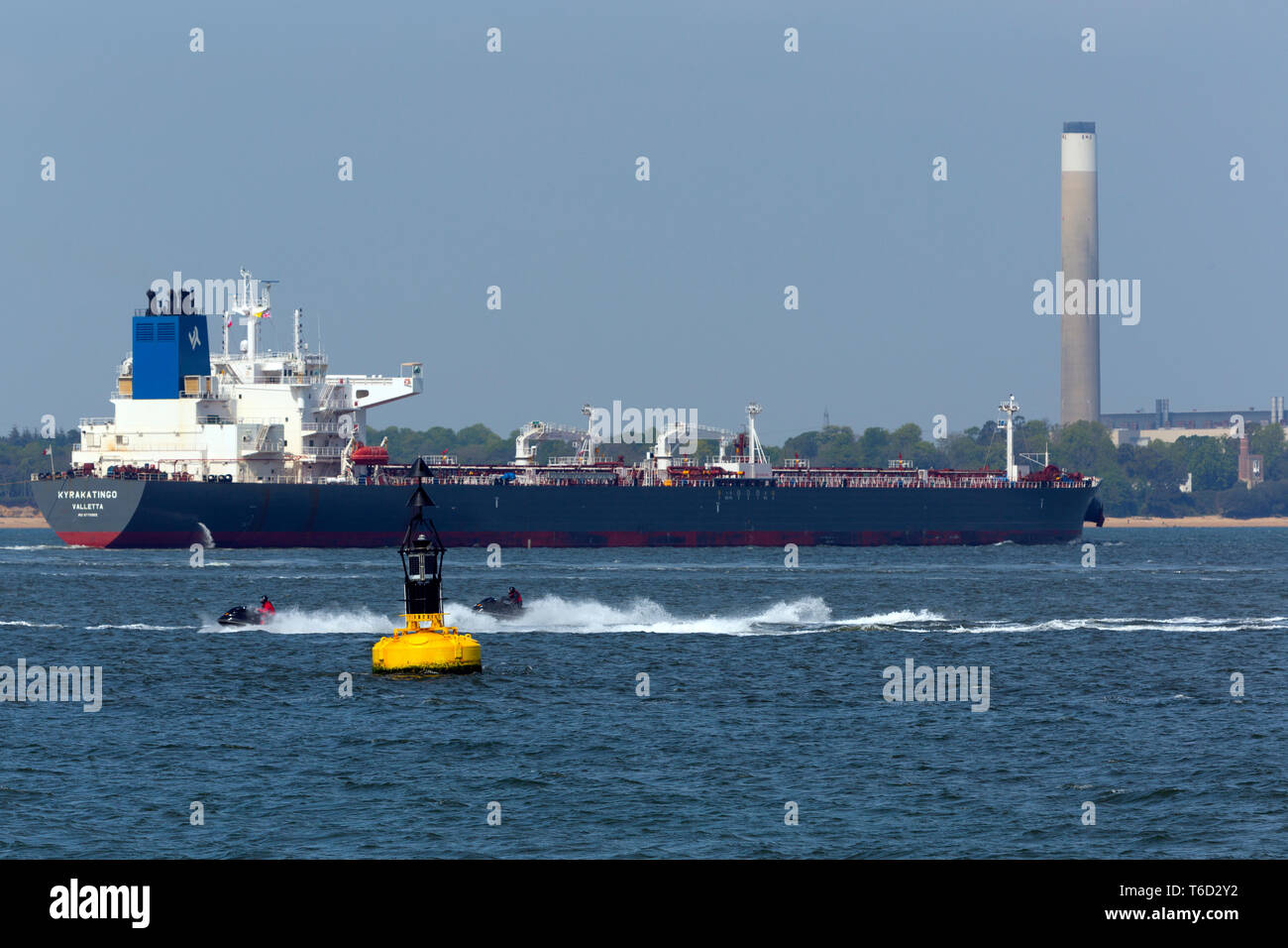 Kyrakatingo,Valletta,Voith,Schneider,power,system,propulsion,Chemical,Southampton,services,port,towing,Tanker,Oil,Refinery,Fawley,The Solent, Stock Photo