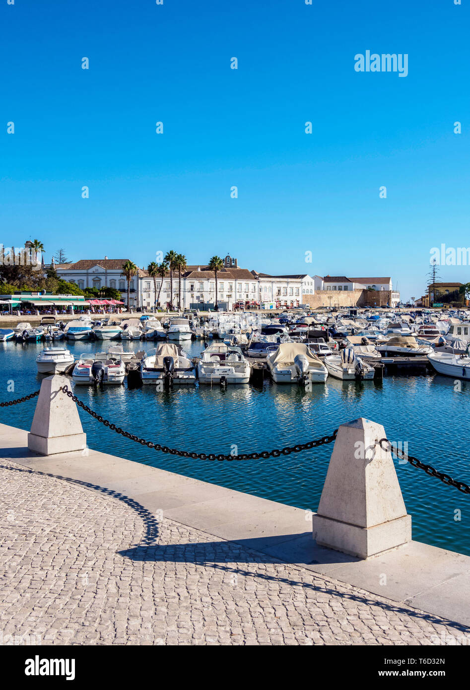 Marina in Faro, Algarve, Portugal Stock Photo