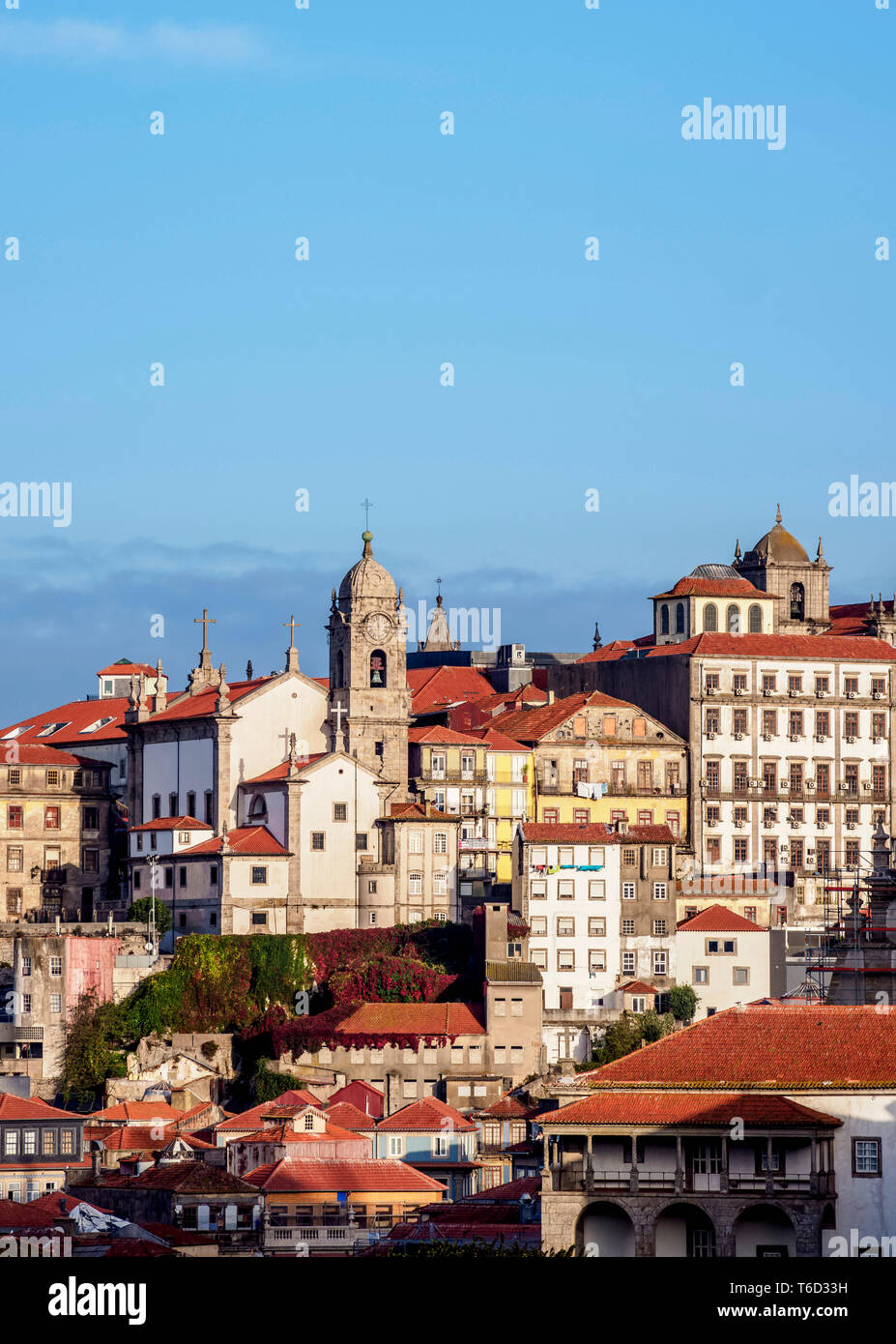 View towards Nossa Senhora da Vitoria Church, Porto, Portugal Stock Photo