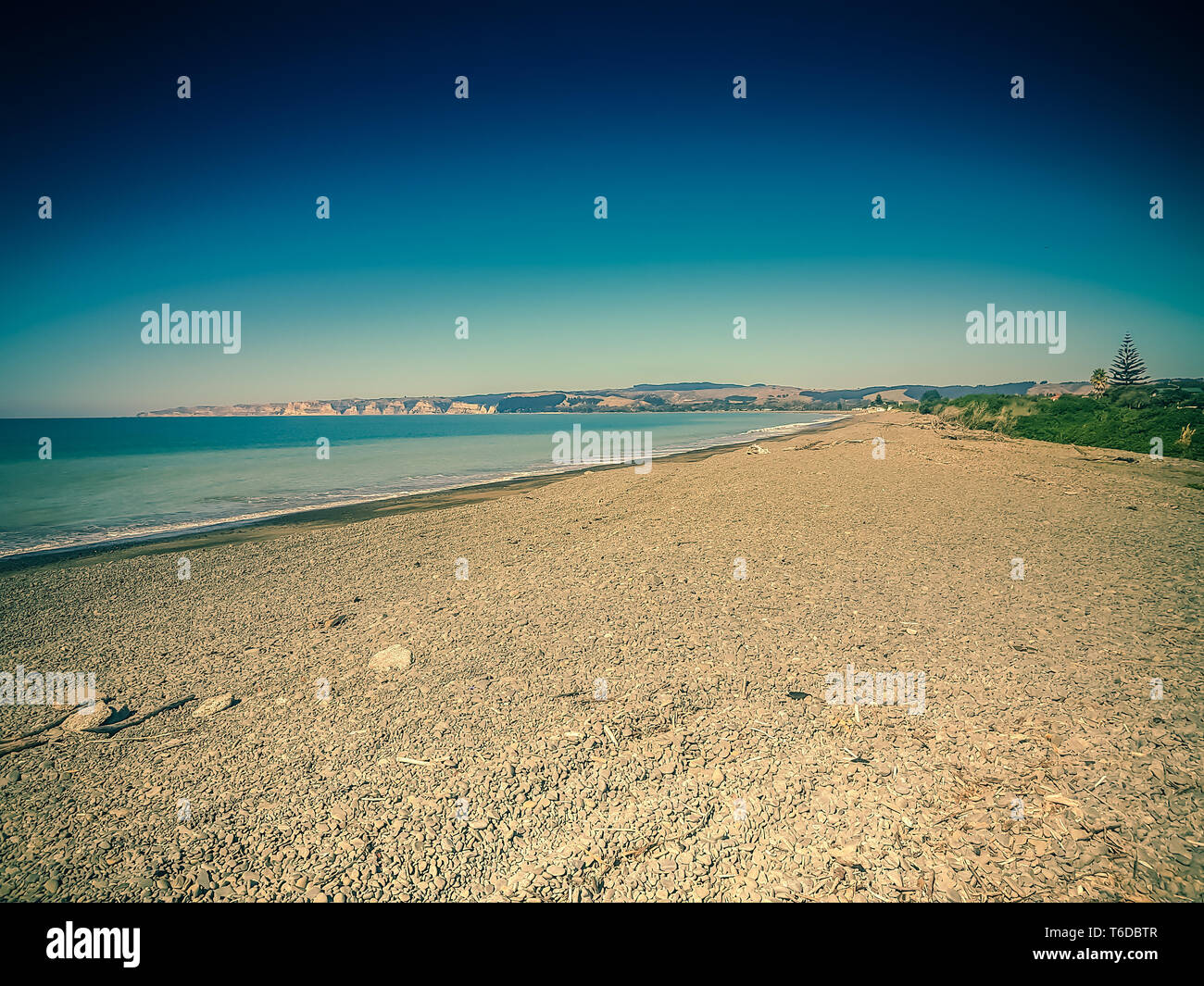Pebbles on the beach Stock Photo