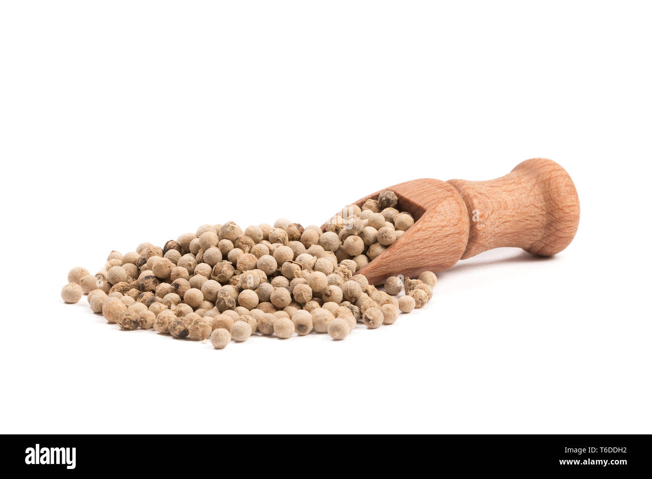 white peppercorn, White pepper on a white background Stock Photo Alamy