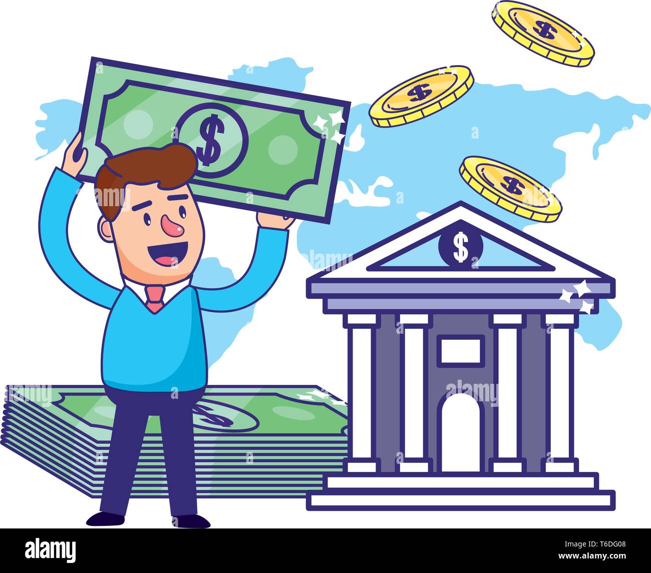 saving money finance business executive man with bank elements cartoon vector illustration graphic design Stock Vector Image & Art - Alamy saving money finance business executive man with bank elements cartoon vector illustration graphic design Stock Vector Image & Art - Alamy