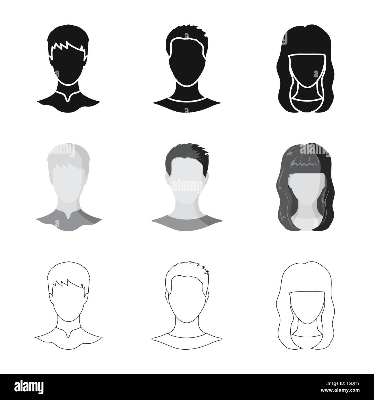 Isolated object of professional and photo icon. Collection of ...