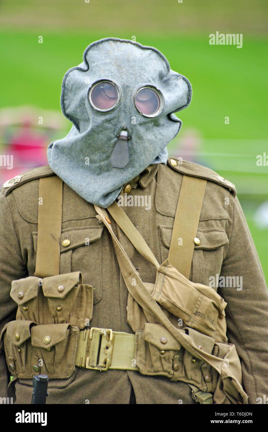 Gas Mask First World War Stock Photo - Alamy