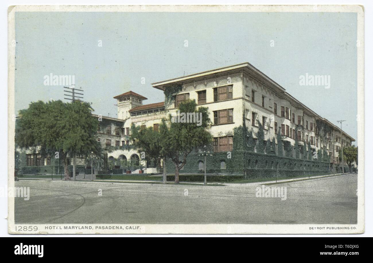 Detroit Publishing Company vintage postcard reproduction of the Hotel