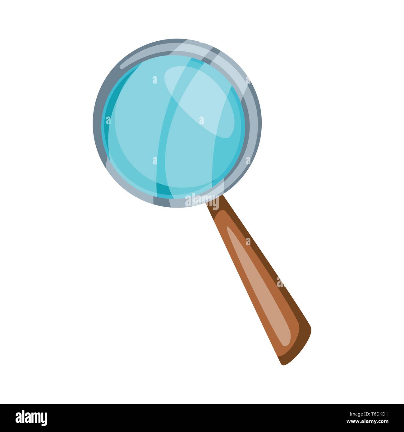 Zoom Microscope Transparent Focus Loupe Research Archaeology Historical Excavation Lens Glass Tool Magnifying Discovery Working Story Items Museum Attributes Set Vector Icon Illustration Isolated Collection Design Element Graphic Sign Cartoon Color