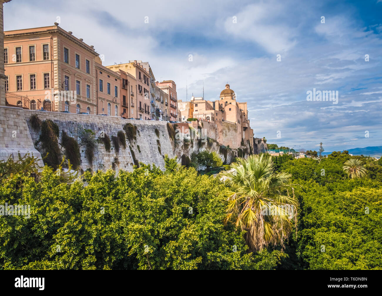 Cagliari, Sardinia, Italy. An ancient city with a long history under the rule of several civilisations. Stock Photo