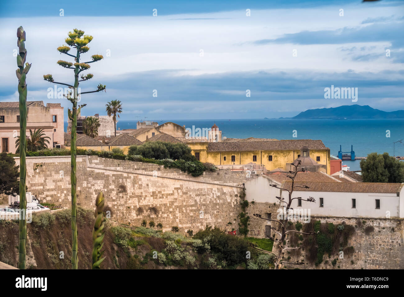 Cagliari, Sardinia, Italy. An ancient city with a long history under the rule of several civilisations. Stock Photo