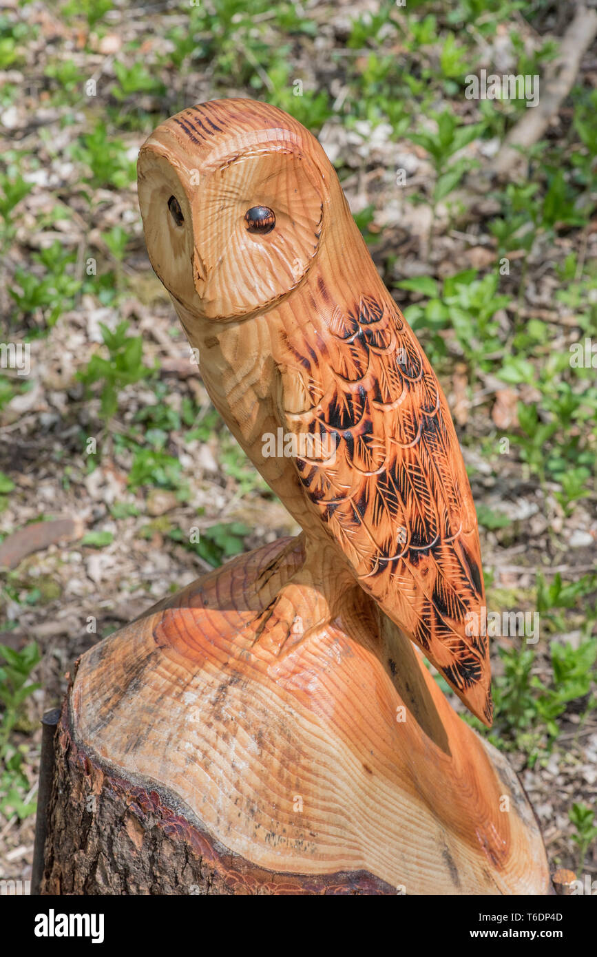 Wooden sculpture carving Stock Photo Alamy