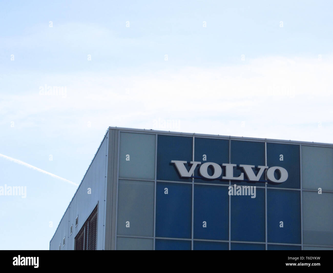 LJUBLJANA, SLOVENIA - MARCH 22 2019: Volvo is a Swedish multinational automaker company headquartered in Gothenburg, Sweden Stock Photo