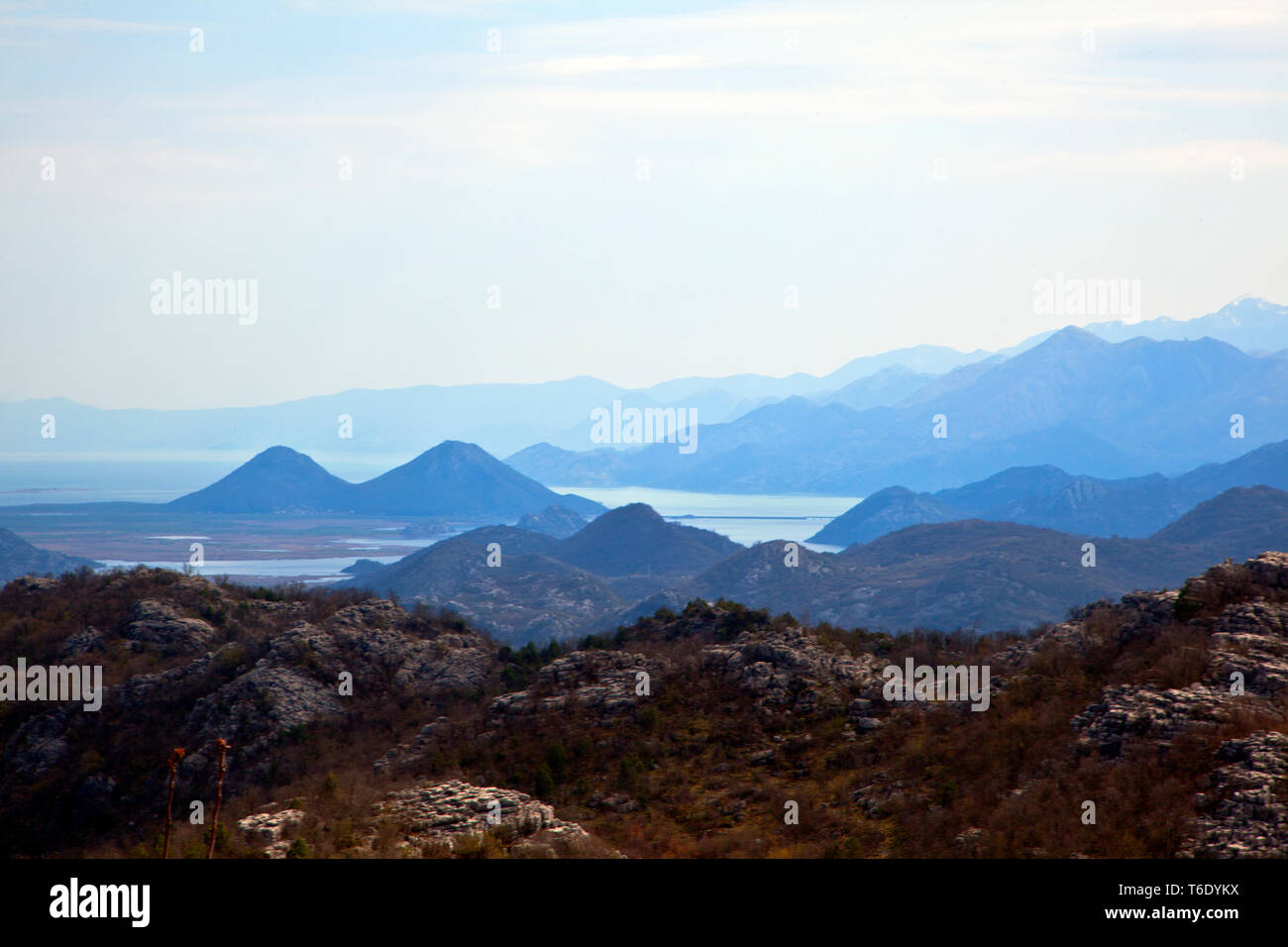 Landscape Montenegro, Albania, Bosnia and Herzegovina, Macedonia, Croatia Stock Photo