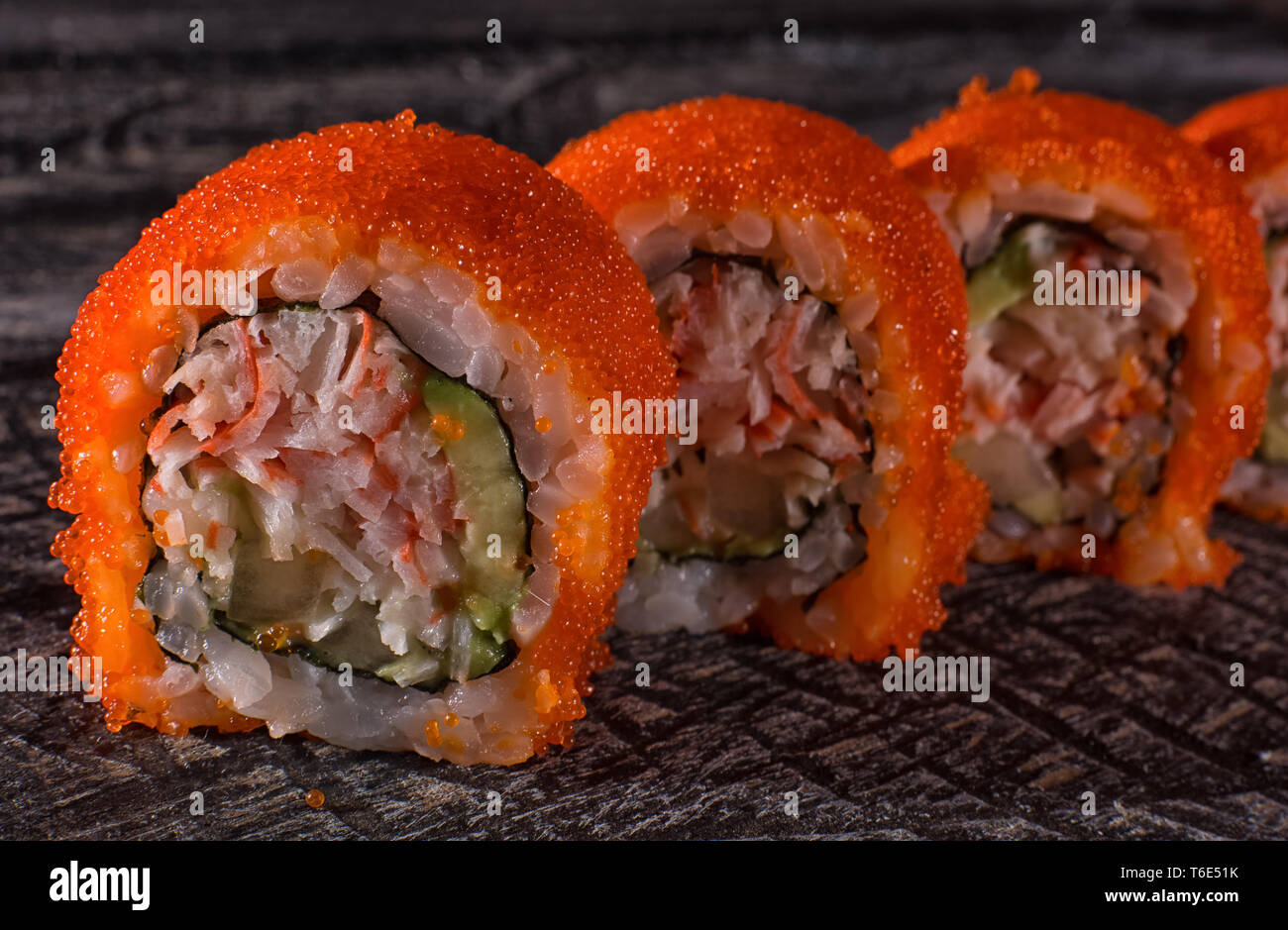 sushi closeup detail Stock Photo