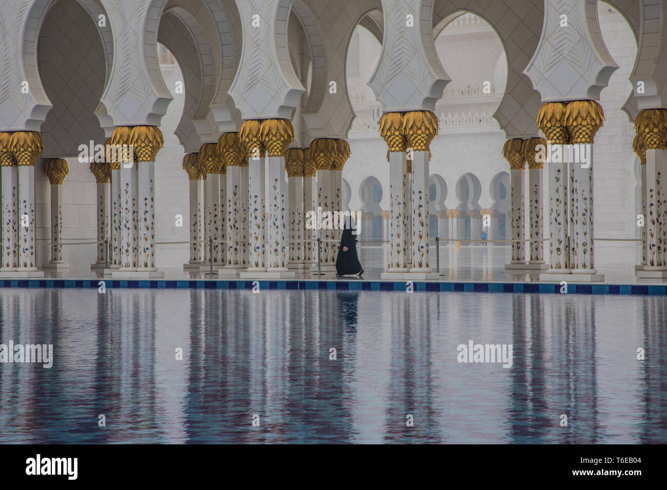Sheik Zayed  Mosque, Abu Dhabi Stock Photo