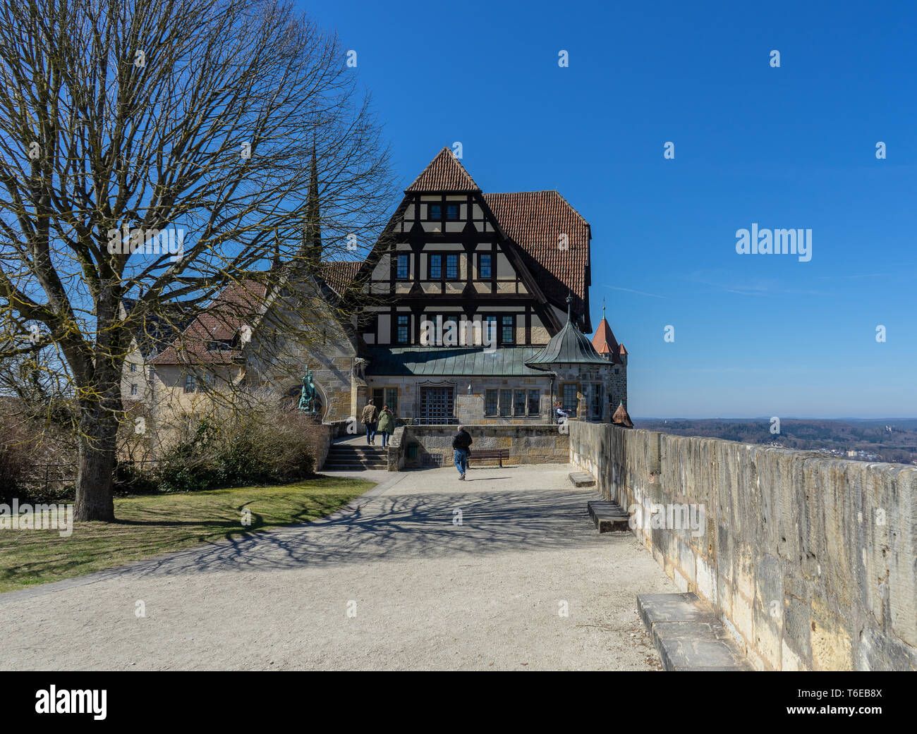 View of Veste fortress in Coburg, Bavaria, Germany Stock Photo