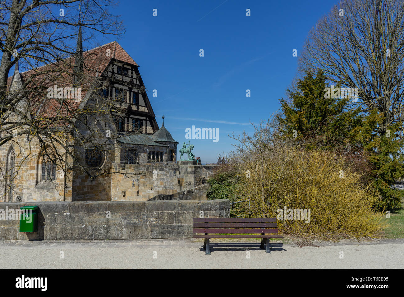 View of Veste fortress in Coburg, Bavaria, Germany Stock Photo