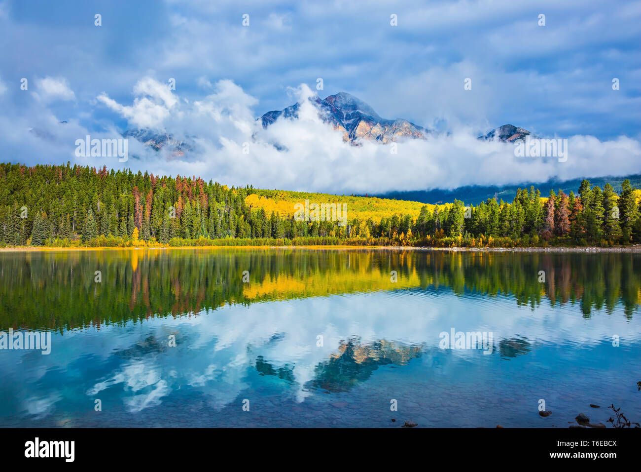Charming autumn in the Rocky Mountains Stock Photo - Alamy