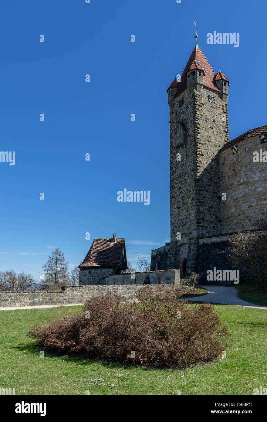 View of Veste fortress in Coburg, Bavaria, Germany Stock Photo