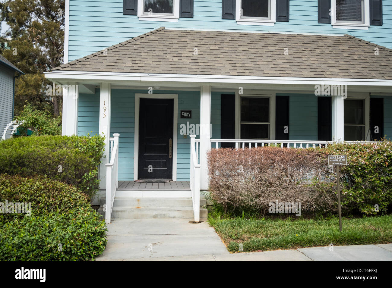 Film set locations during Warner Bros. Studio Tour Hollywood in Los