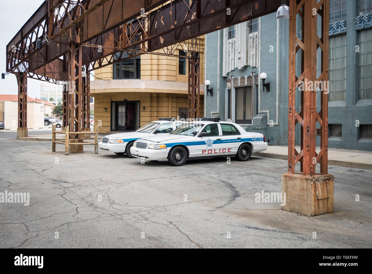 Film set locations during Warner Bros. Studio Tour Hollywood in Los