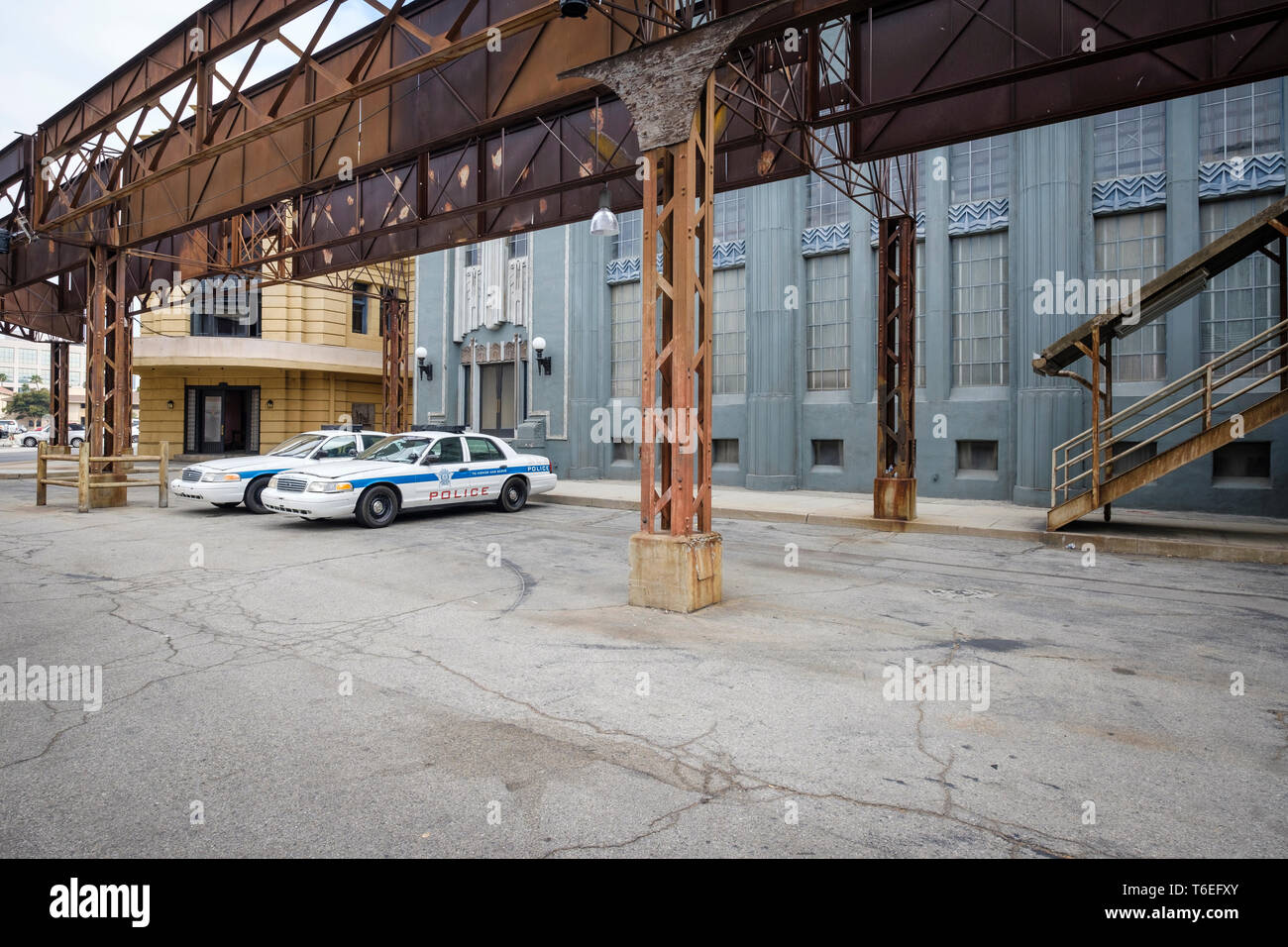 Film set locations during Warner Bros. Studio Tour Hollywood in Los