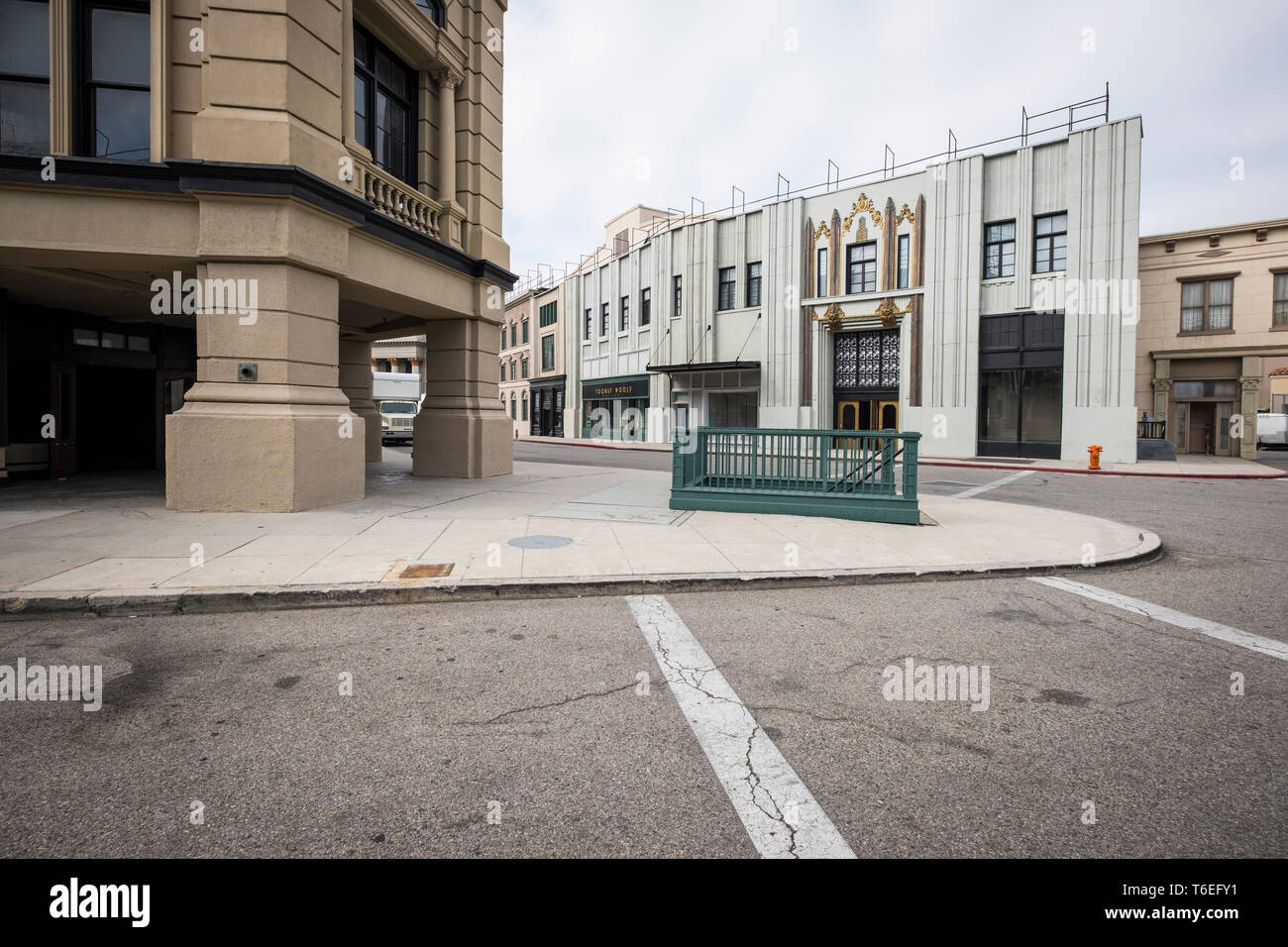 Film set locations during Warner Bros. Studio Tour Hollywood in Los