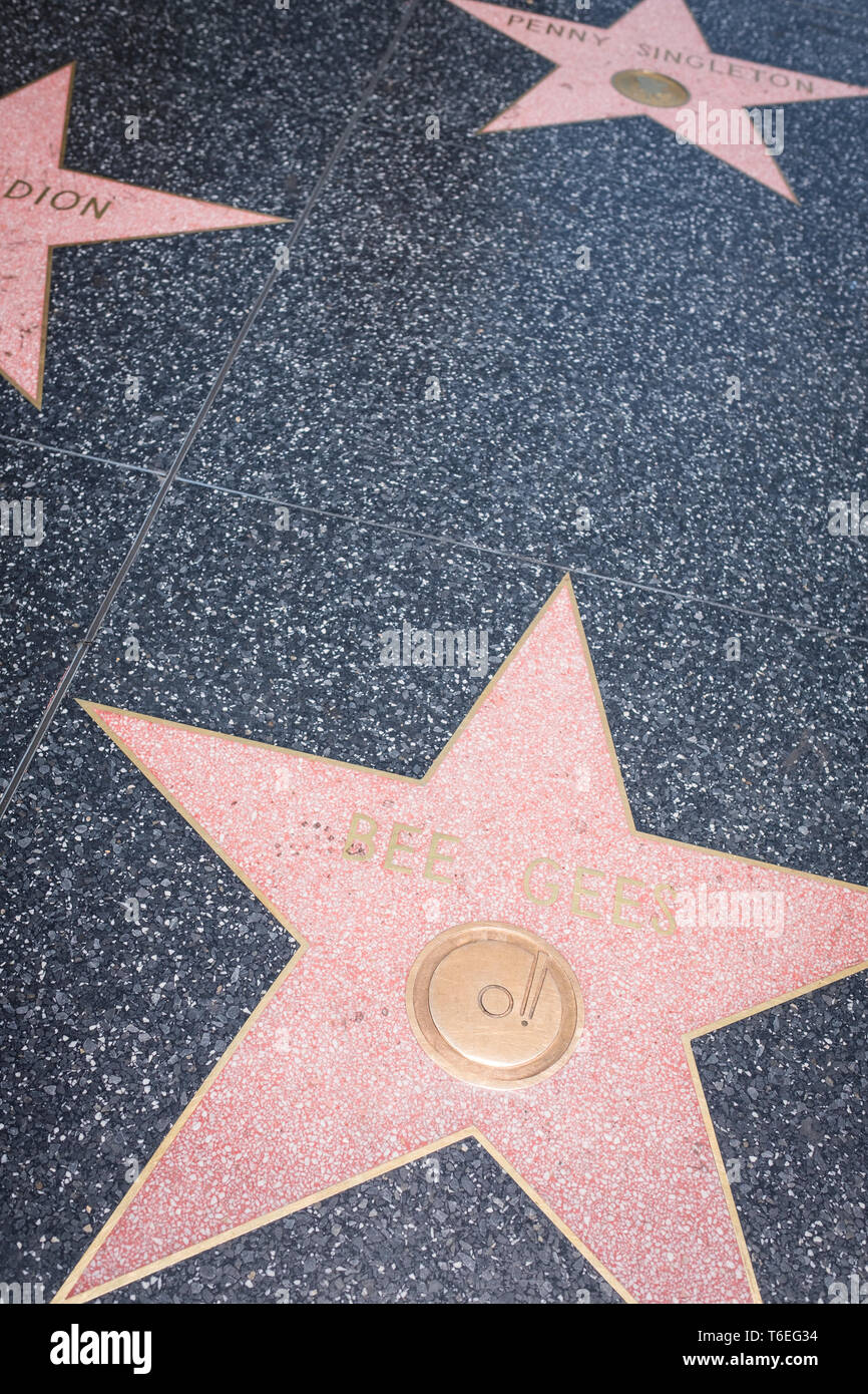 Star on walk of fame hi-res stock photography and images - Alamy