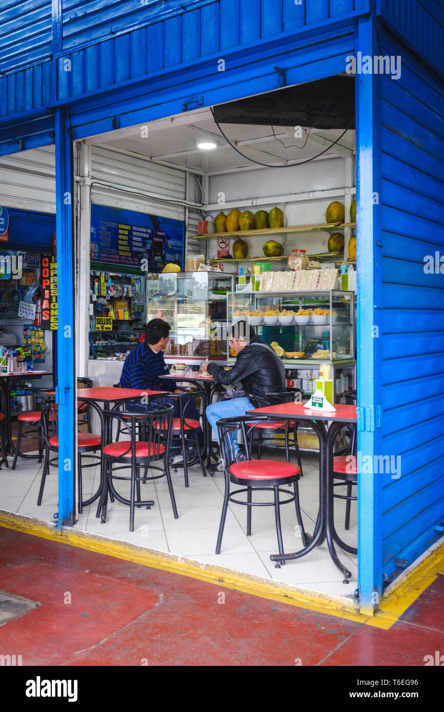 Bakery cafe in Lima, Peru Stock Photo Alamy