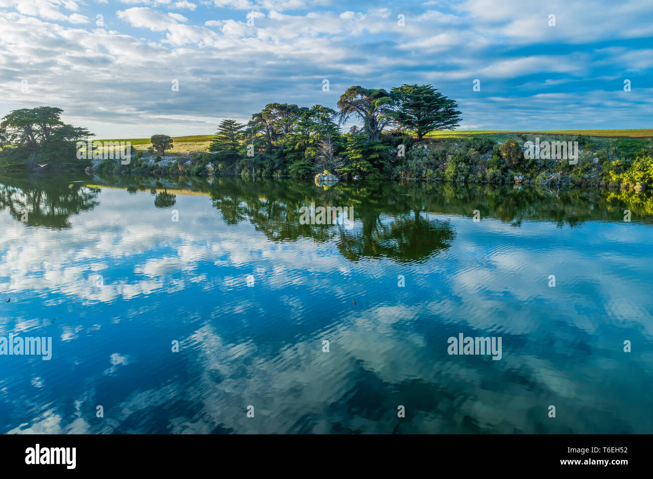 Aerial sky reflecting in water hi-res stock photography and images - Alamy