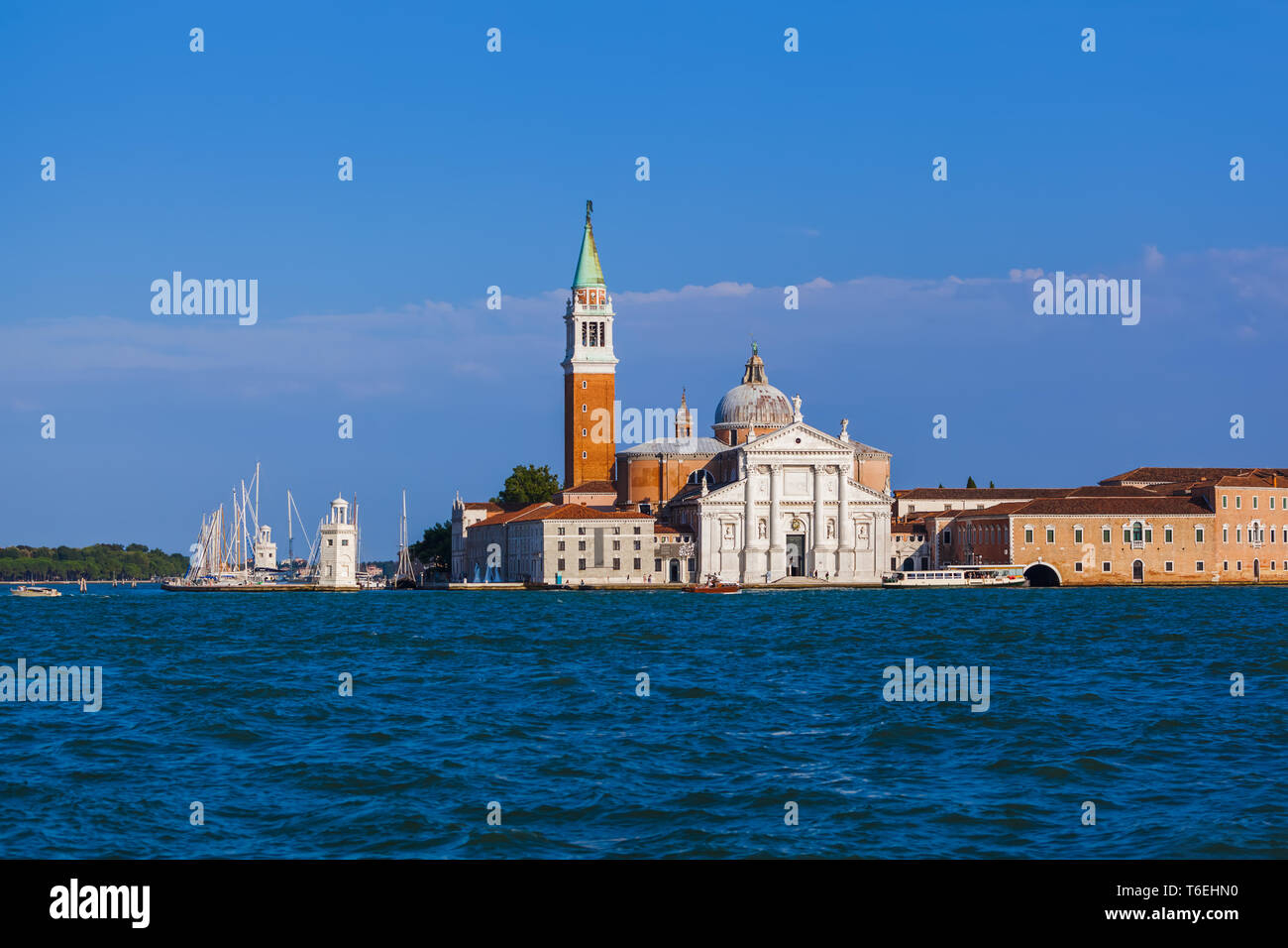 San Giorgio Maggiore church in Venice Italy Stock Photo - Alamy