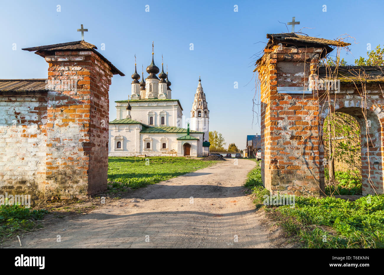 Suzdal, Aleksandrovsky monastery Stock Photo