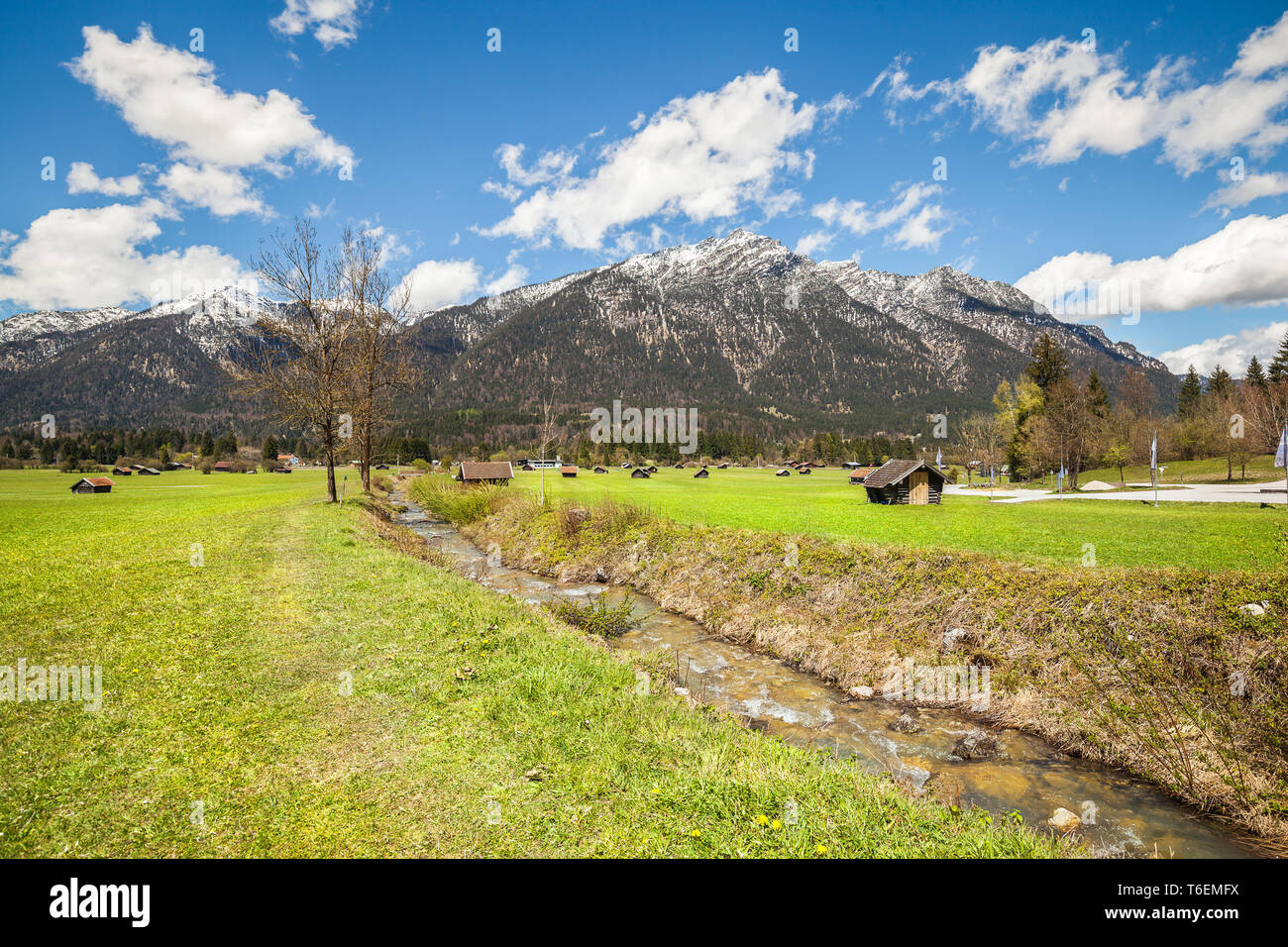 Garmisch Partenkirchen in Bavaria Stock Photo Alamy