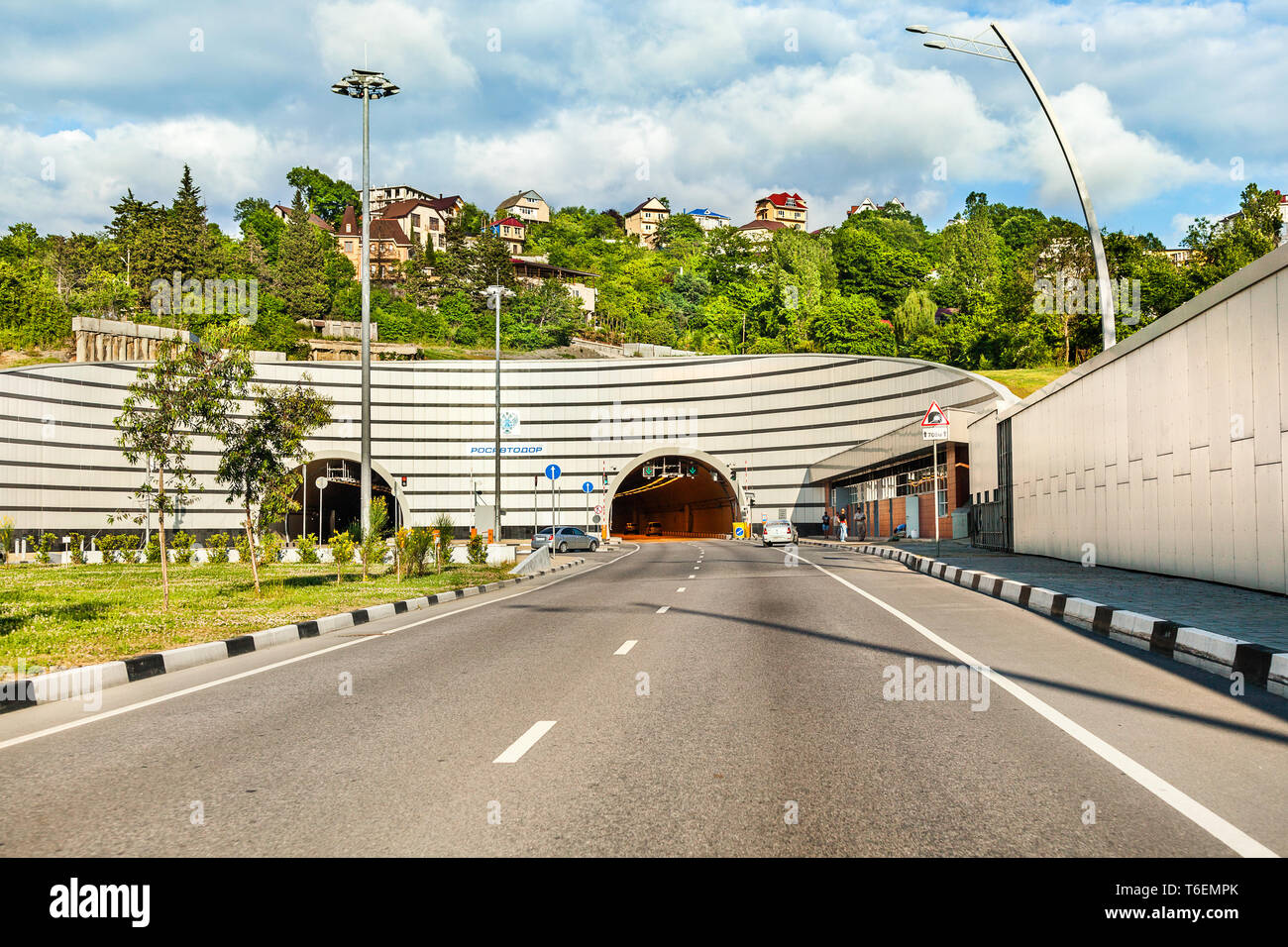 Road tunnel in Sochi. Russia Stock Photo Alamy