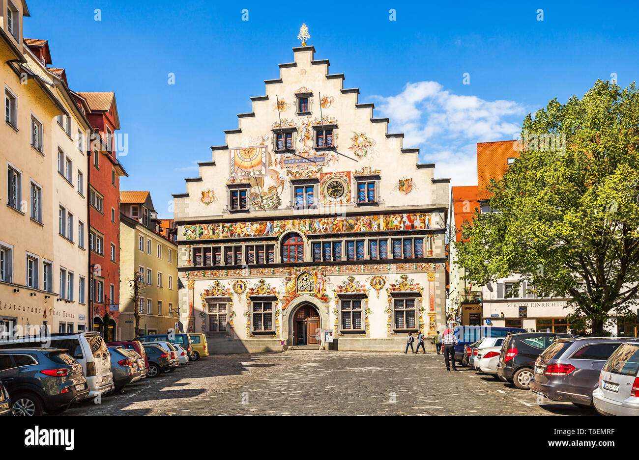 The old town hall in Lindau Stock Photo