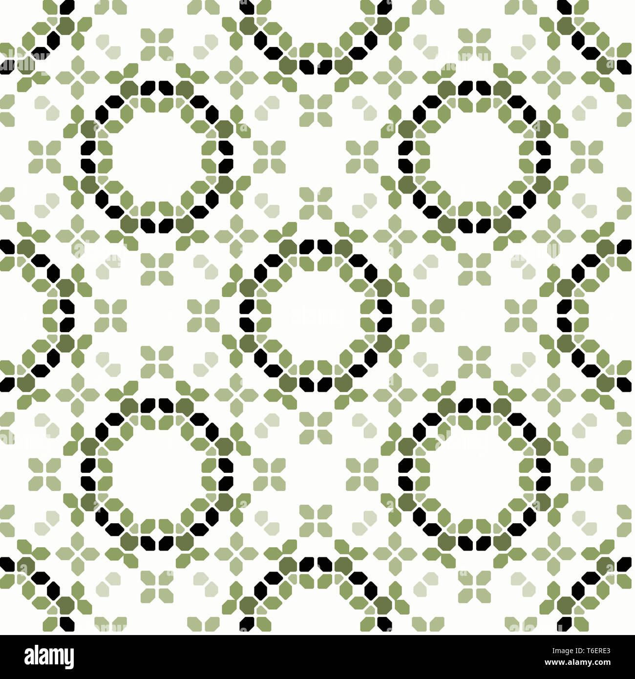 Seamless square arabic patterns Cut Out Stock Images & Pictures - Alamy