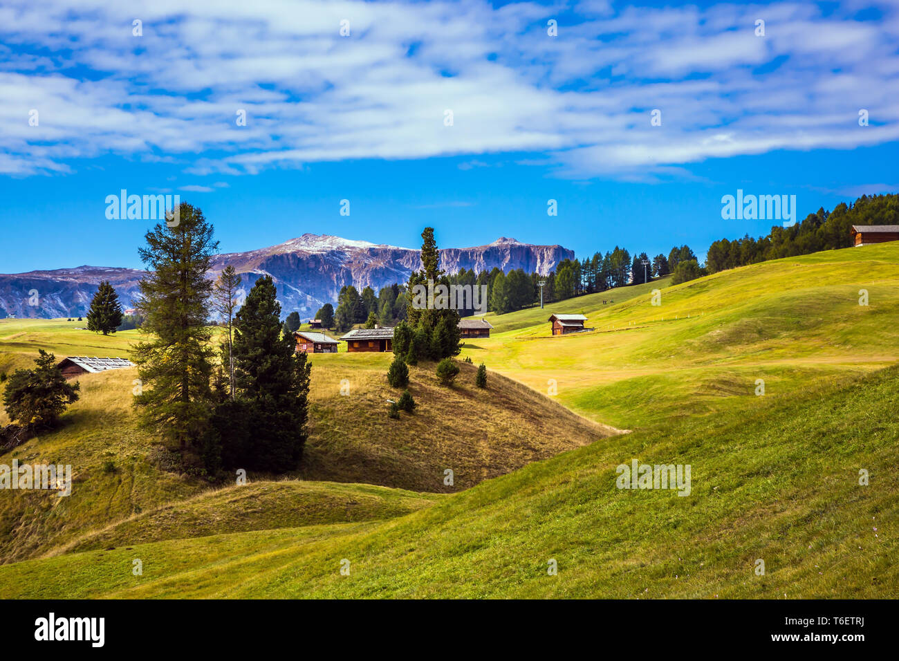 Well-known ski resort Stock Photo