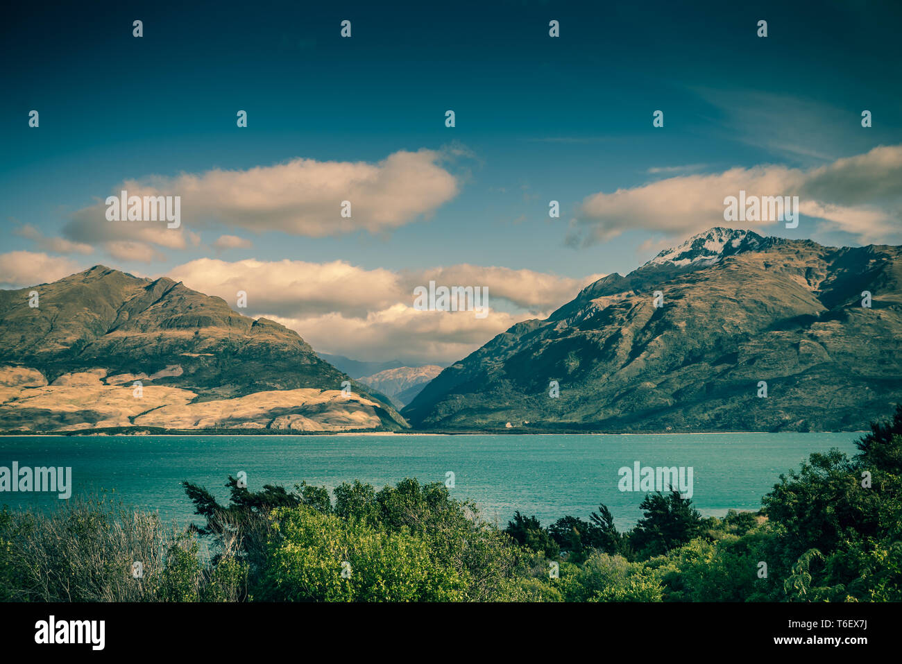 Lake Wanaka, South Island, New Zealand Stock Photo