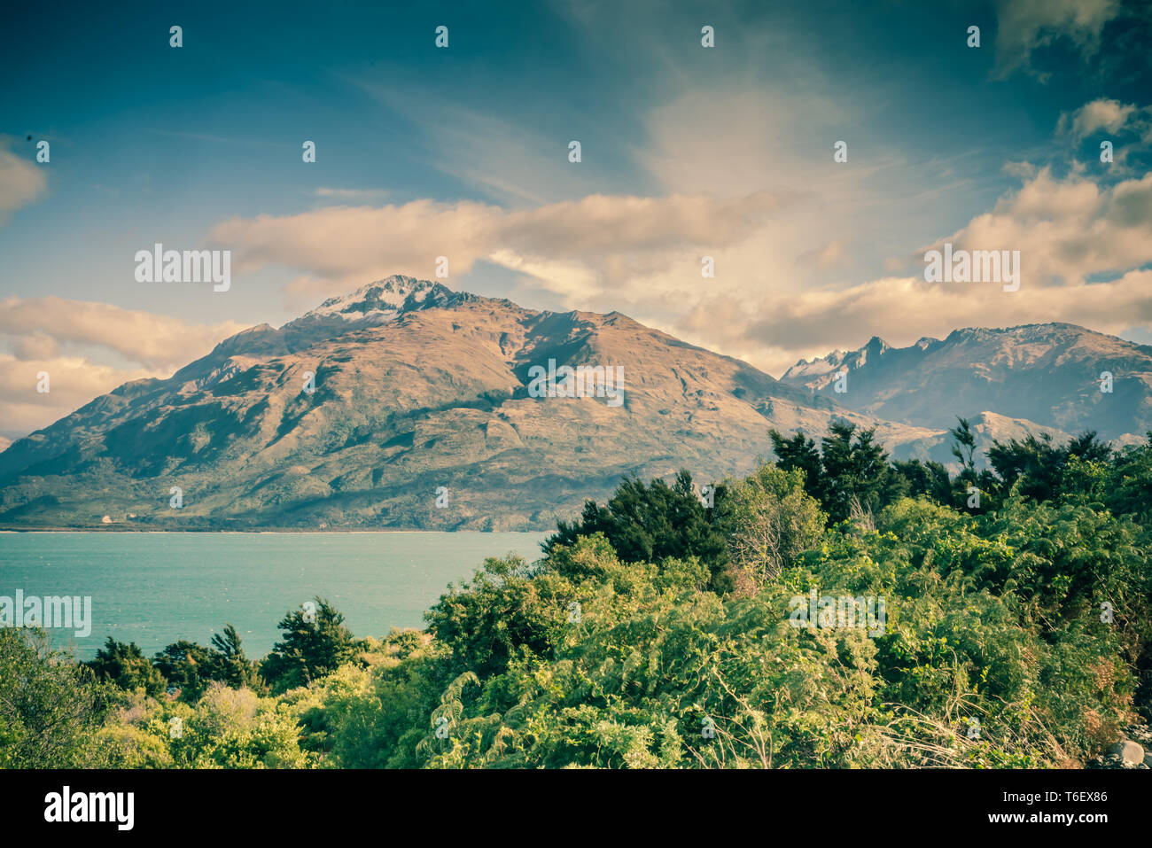 Lake Wanaka, South Island, New Zealand Stock Photo