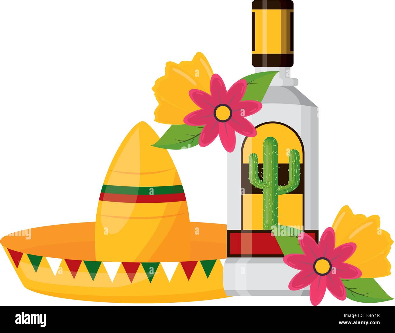 mexican hat tequila Stock Vector Image & Art - Alamy