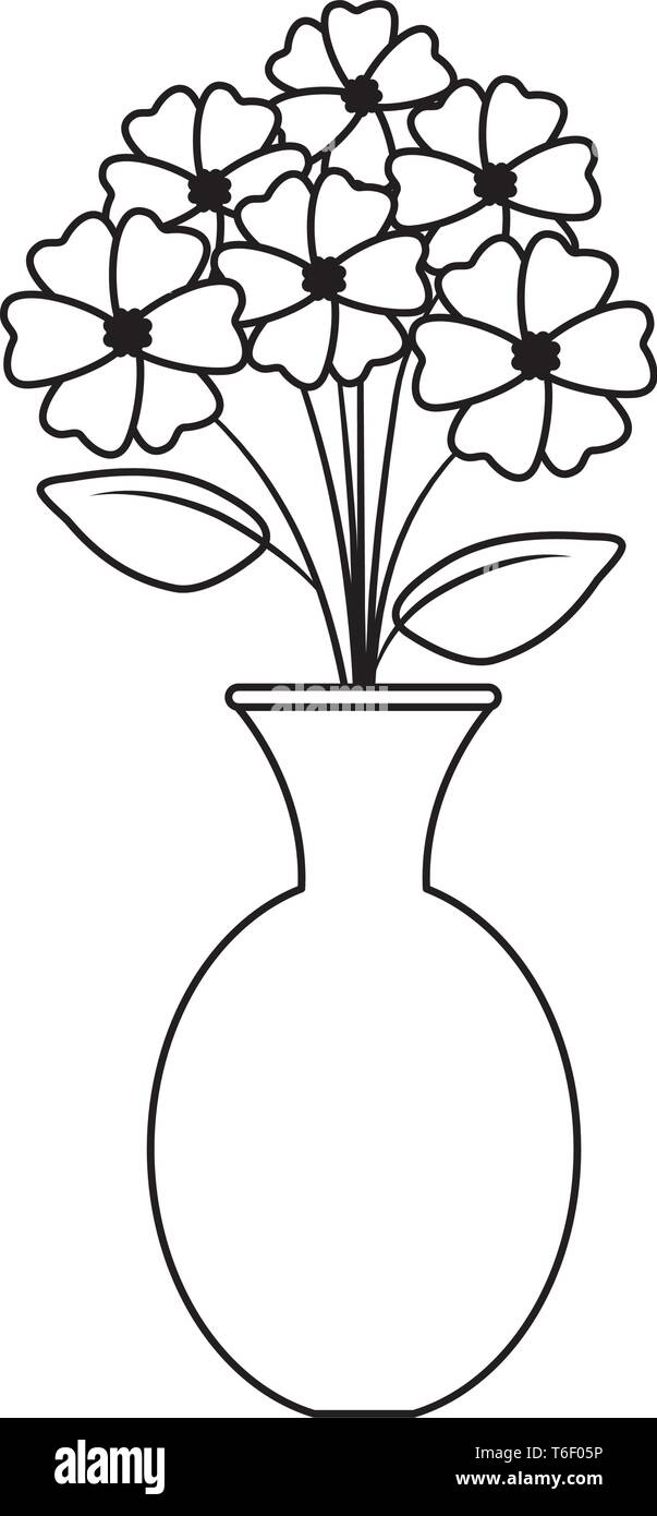 vase with flowers icon Stock Vector Image & Art - Alamy