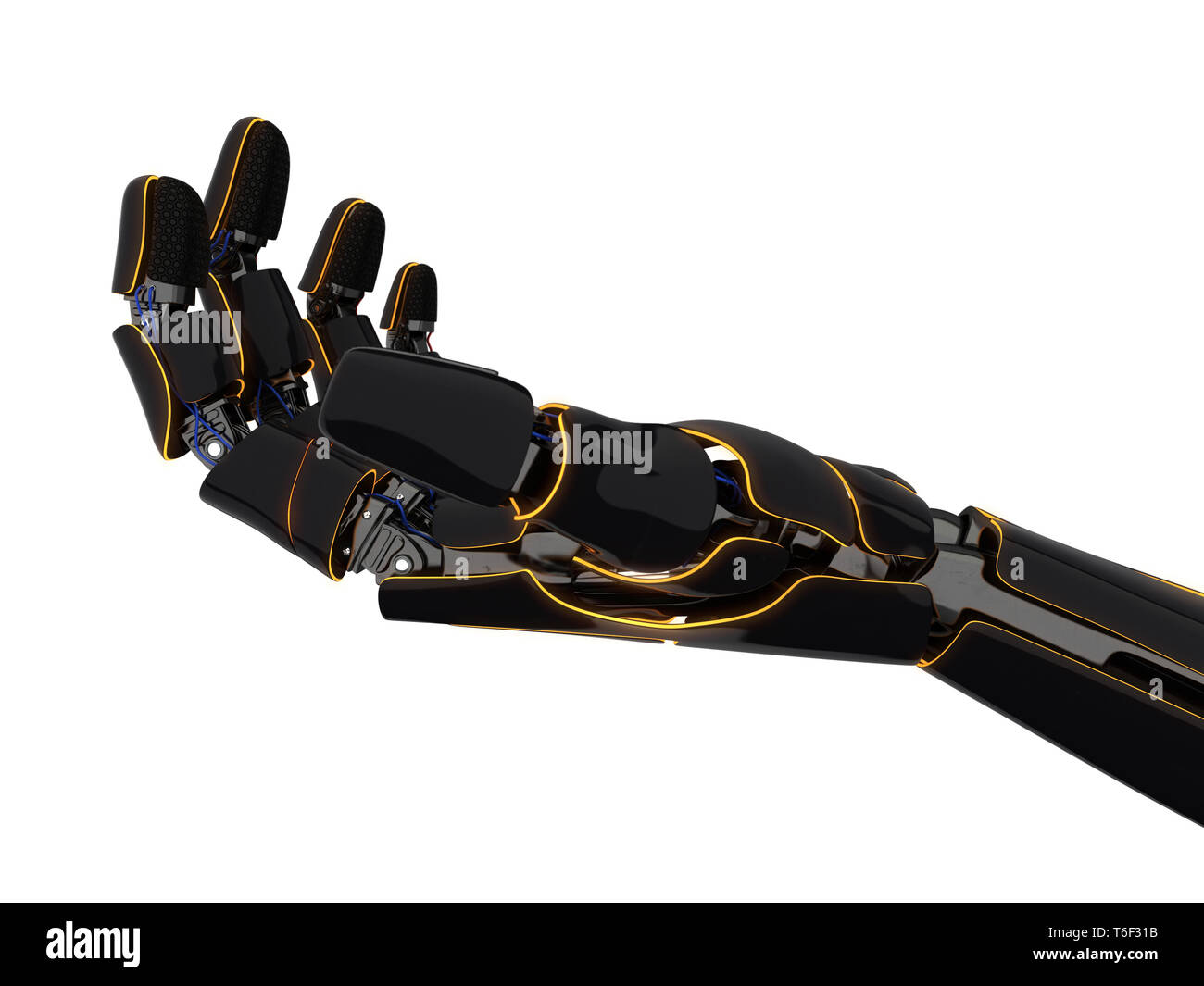 3D rendering robotic hand Stock Photo - Alamy